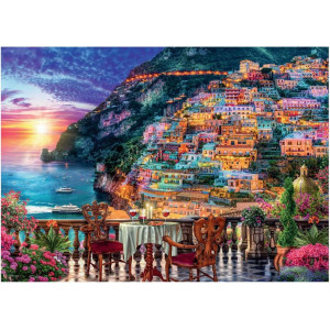 RAVENSBURGER Puzzle Positano, Itálie 1000 dílků