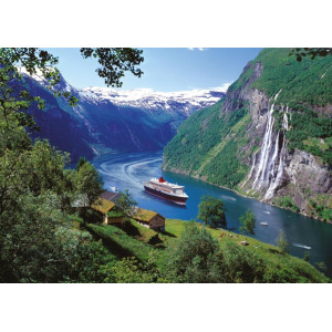 RAVENSBURGER Puzzle Norský fjord 1000 dílků