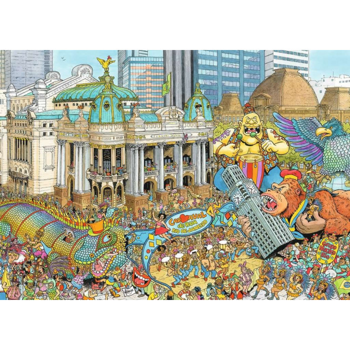 RAVENSBURGER Puzzle Města světa: Rio de Janeiro 1000 dílků