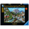RAVENSBURGER Puzzle Vítejte v Banffu 1000 dílků