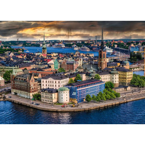 RAVENSBURGER Puzzle Stockholm, Švédsko 1000 dílků