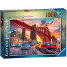 RAVENSBURGER Puzzle Forth Bridge při západu slunce, Skotsko 1000 dílků