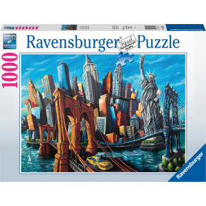 RAVENSBURGER Puzzle Vítejte v New Yorku 1000 dílků