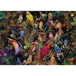RAVENSBURGER Puzzle Ptáci v umění 1000 dílků