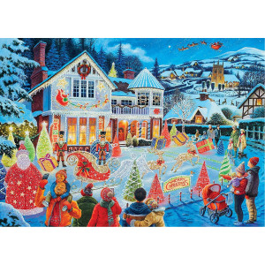 RAVENSBURGER Puzzle Vánoční dům 1000 dílků