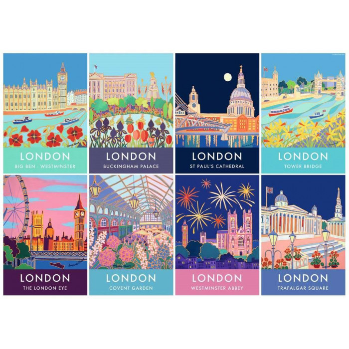 RAVENSBURGER Puzzle Londýn ve vintage stylu 1000 dílků