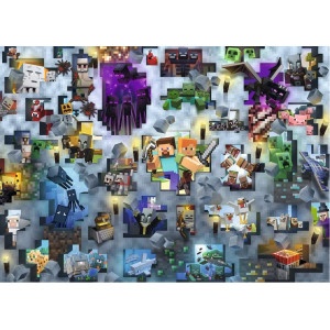 RAVENSBURGER Puzzle Minecraft 1000 dílků