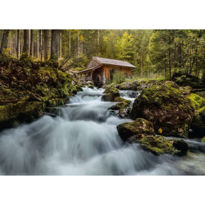 RAVENSBURGER Puzzle Vodopád Gollinger Wasserfall, Rakousko 1000 dílků