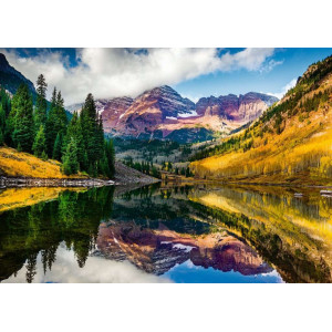RAVENSBURGER Puzzle Dechberoucí hory: Aspen, Colorado 1000 dílků