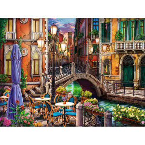 RAVENSBURGER Puzzle Za soumraku v Benátkách XL 750 dílků