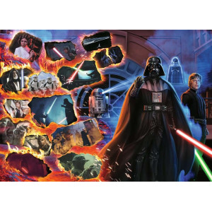 RAVENSBURGER Puzzle Star Wars Záporáci: Darth Vader 1000 dílků