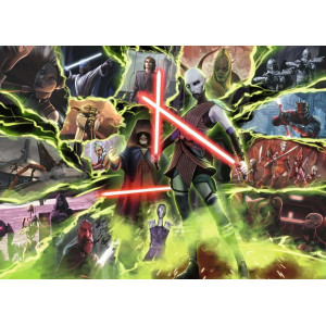RAVENSBURGER Puzzle Star Wars Záporáci: Asajj Ventress 1000 dílků