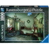 RAVENSBURGER Puzzle Ztracená místa: Zelená ložnice 1000 dílků