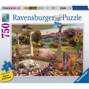 RAVENSBURGER Puzzle Útulná veranda XL 750 dílků
