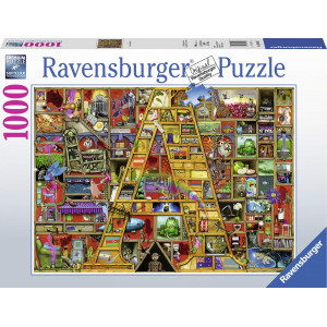 RAVENSBURGER Puzzle Úžasná abeceda - písmeno A 1000 dílků