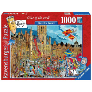 RAVENSBURGER Puzzle Města světa: Brusel 1000 dílků