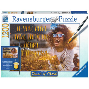 RAVENSBURGER Puzzle Touch of Gold Ukaž lásku 1200 dílků