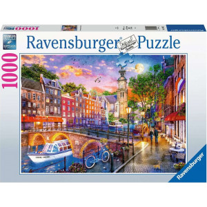 RAVENSBURGER Puzzle Amsterdam 1000 dílků
