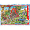 COBBLE HILL Puzzle DoodleTown: Šílená farma 500 dílků