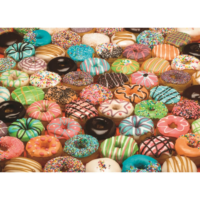 COBBLE HILL Puzzle Donuty (Americké koblihy) 1000 dílků