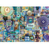 COBBLE HILL Puzzle Barvy duhy: Modrá 1000 dílků