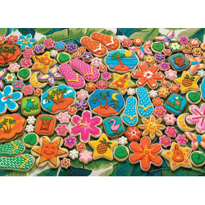 COBBLE HILL Puzzle Tropické sušenky 1000 dílků