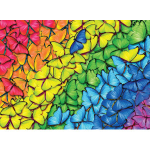 EUROGRAPHICS Puzzle Motýlí duha 1000 dílků