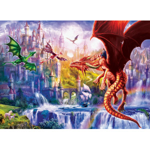 EUROGRAPHICS Puzzle Království draků XL 500 dílků