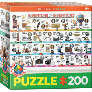 EUROGRAPHICS Puzzle Velké vynálezy 200 dílků