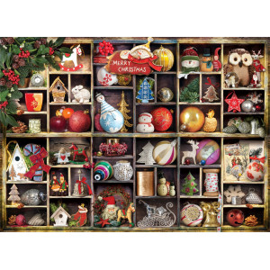 EUROGRAPHICS Puzzle Vánoční ozdoby 1000 dílků