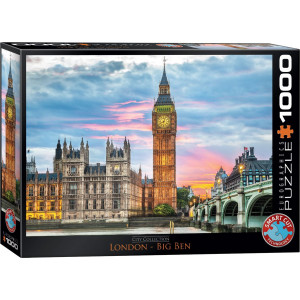 EUROGRAPHICS Puzzle Londýn - Big Ben 1000 dílků