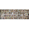 EUROGRAPHICS Panoramatické puzzle Strop Sixtinské kaple 1000 dílků