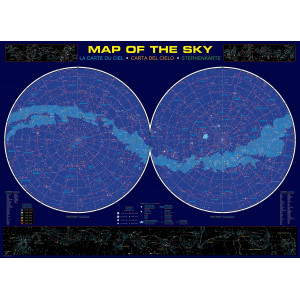 EUROGRAPHICS Puzzle Mapa nebe 1000 dílků