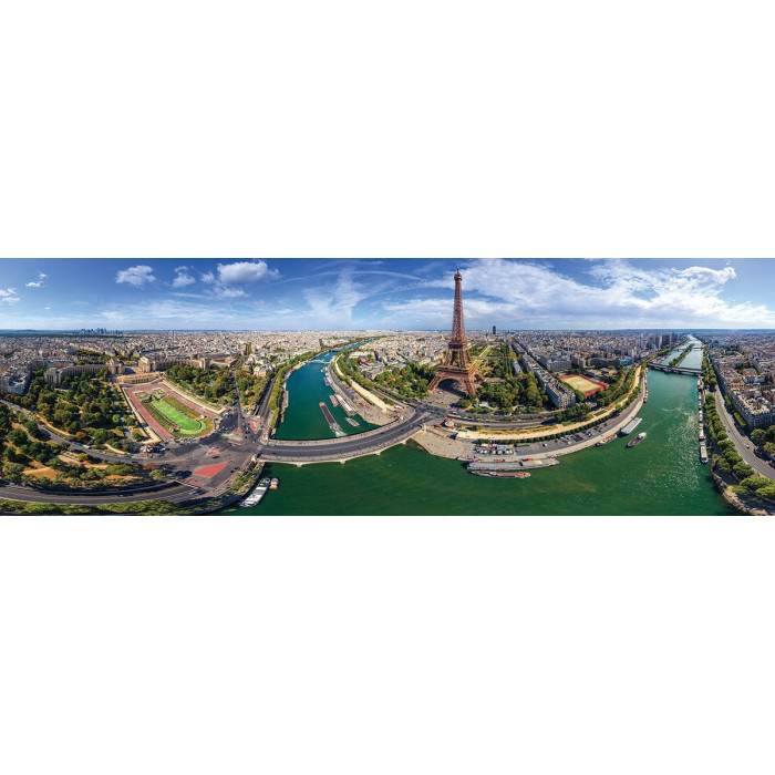 EUROGRAPHICS Panoramatické puzzle Paříž, Francie 1000 dílků