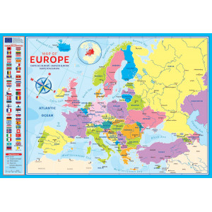 EUROGRAPHICS Puzzle Mapa Evropy 200 dílků