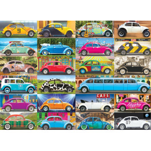 EUROGRAPHICS Puzzle Volkswagen Beetle: Brouk na cestách 1000 dílků