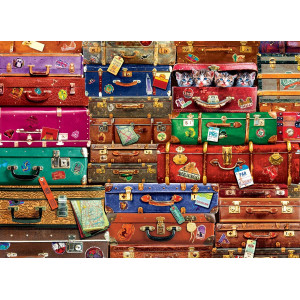 EUROGRAPHICS Puzzle Cestovní kufry 1000 dílků