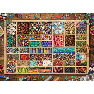 EUROGRAPHICS Puzzle Lauřina sbírka korálků 1000 dílků