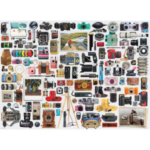 EUROGRAPHICS Puzzle Svět fotoaparátů 1000 dílků