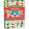 EUROGRAPHICS Puzzle Adventní kalendář: Sladké Vánoce 24x50 dílků