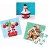 EUROGRAPHICS Puzzle Adventní kalendář: Sladké Vánoce 24x50 dílků