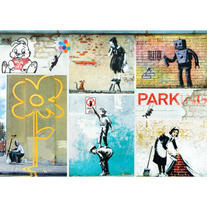 EUROGRAPHICS Puzzle Banksy 1000 dílků