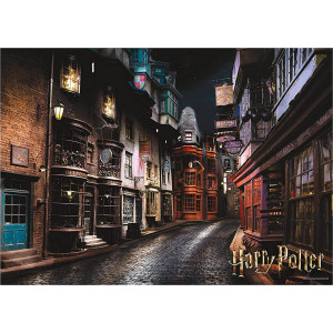 AQUARIUS Puzzle Harry Potter: Příčná ulice 1000 dílků