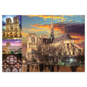 EDUCA Puzzle Notre Dame, koláž 1000 dílků