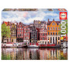 EDUCA Puzzle Tančící domy, Amsterdam 1000 dílků