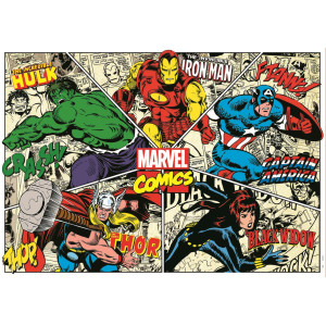 EDUCA Puzzle Marvel komiks...