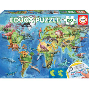 EDUCA Puzzle Mapa světa s...