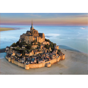 EDUCA Puzzle Mont Saint Michel ze vzduchu 1000 dílků