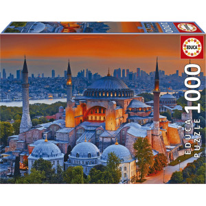 EDUCA Puzzle Modrá mešita, Istanbul 1000 dílků